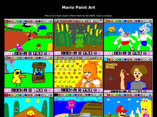 marioPaintArt screenshot