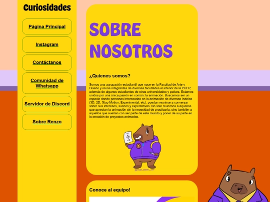 conocenos screenshot