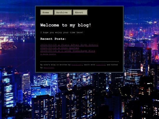 blog screenshot