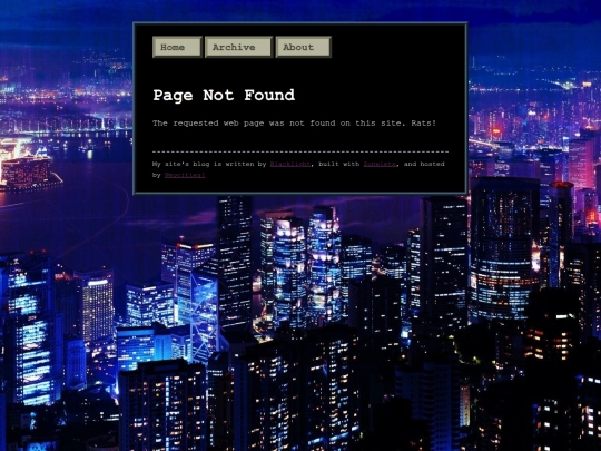 blog/not_found screenshot