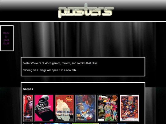 posters screenshot