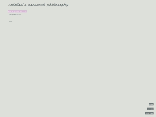 philosophy screenshot