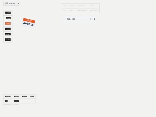 sound screenshot