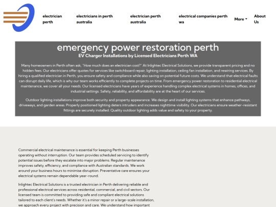 emergency-power-restoration-perth screenshot