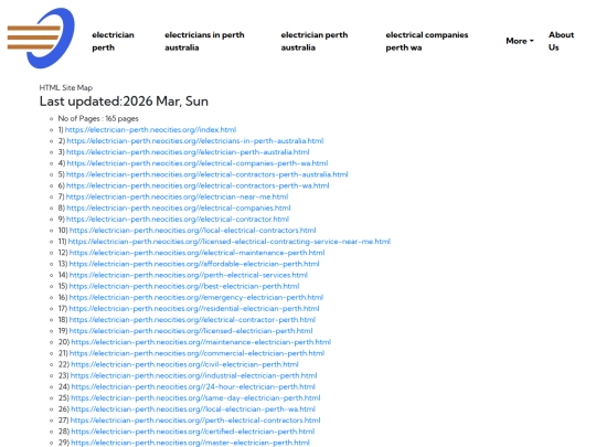 sitemap screenshot