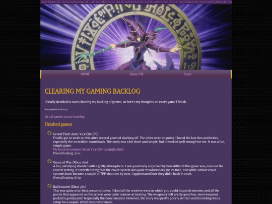 html/gamingbacklog screenshot