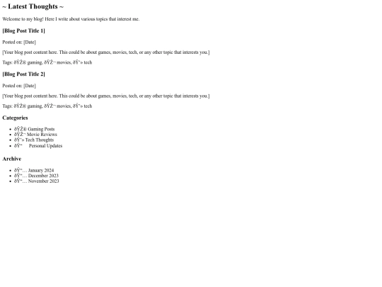 blog screenshot