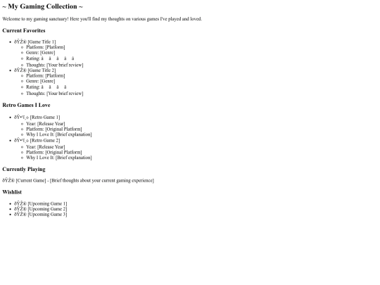 games screenshot