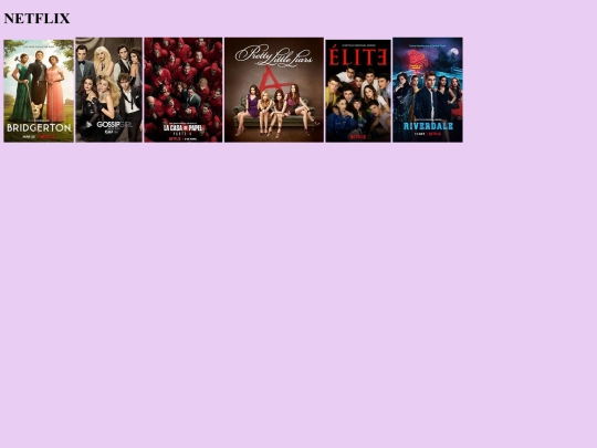 práctica 10/netflix screenshot