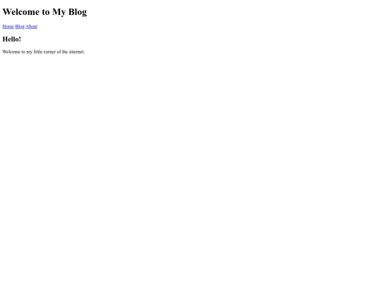 myblog screenshot