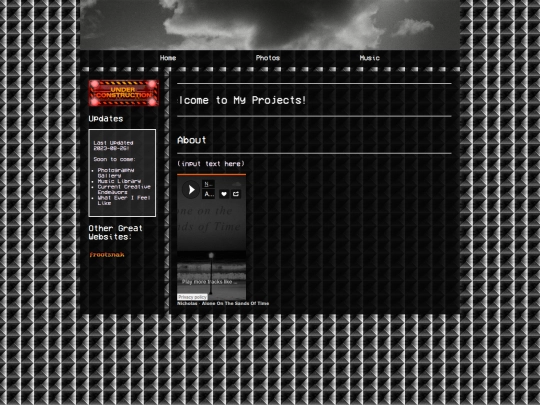 Projects screenshot
