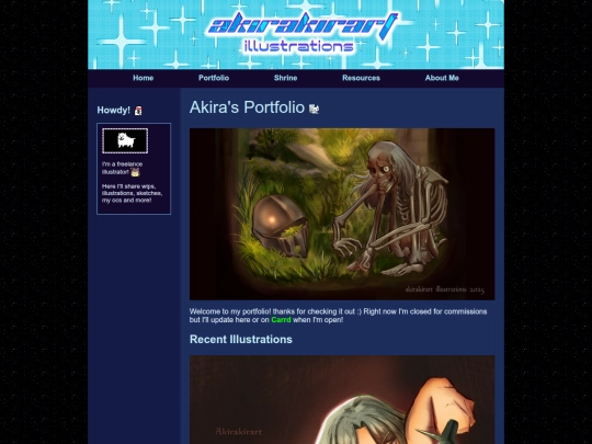 blog screenshot