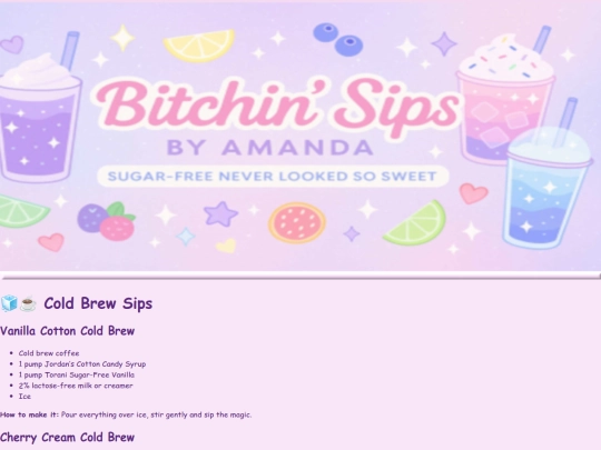 sips/coldbrew screenshot