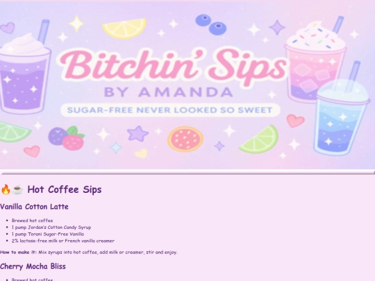 sips/hotcoffee screenshot