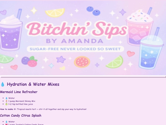 sips/hydration screenshot