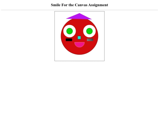 Assignments/SmilefortheCanvasAssignment screenshot