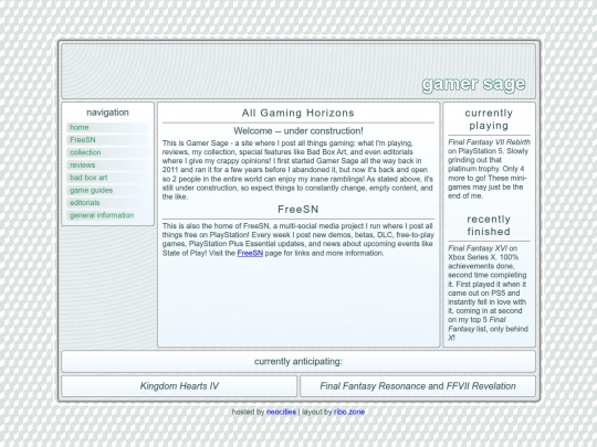 index screenshot