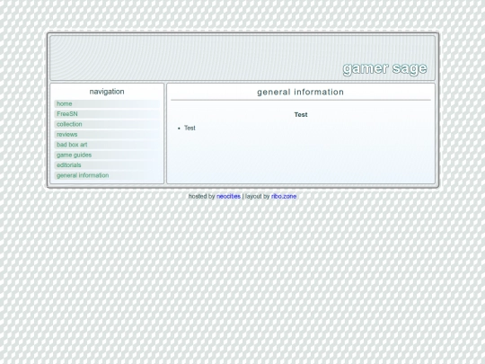 information screenshot