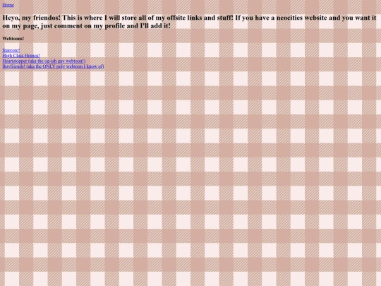 links screenshot
