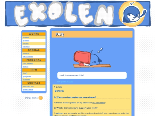 faq screenshot