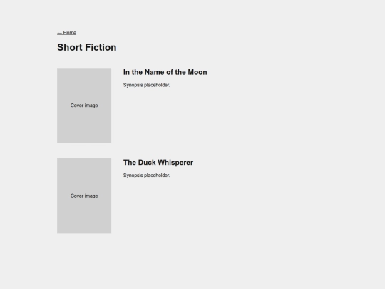 short-fiction screenshot