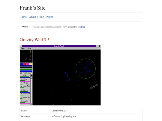 p-gravity-well screenshot