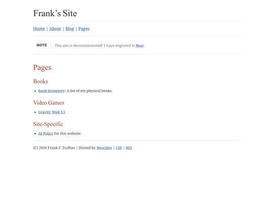 pages screenshot