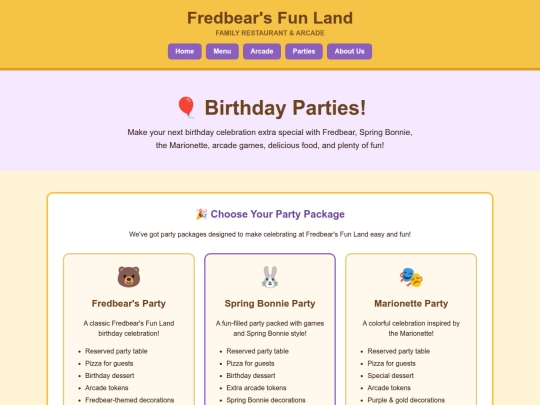 parties screenshot
