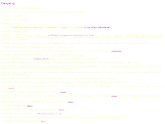 changelog screenshot