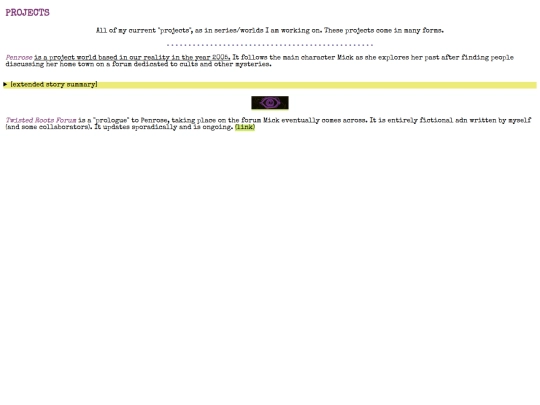 projects screenshot