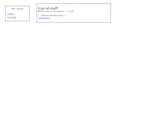 writings screenshot