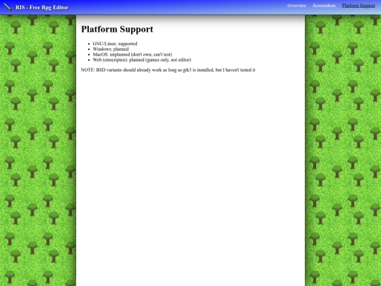 platform screenshot