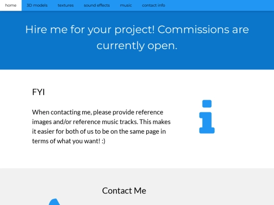 contact-me screenshot