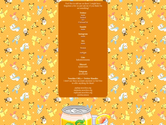links screenshot