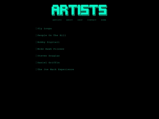 artists screenshot