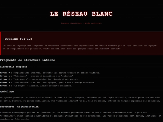 reseau-blanc screenshot