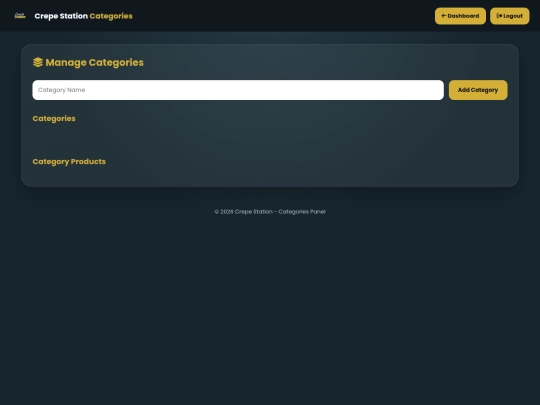categories screenshot
