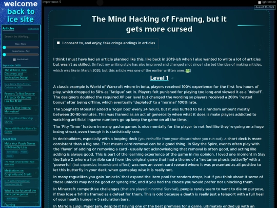 articles/framing screenshot