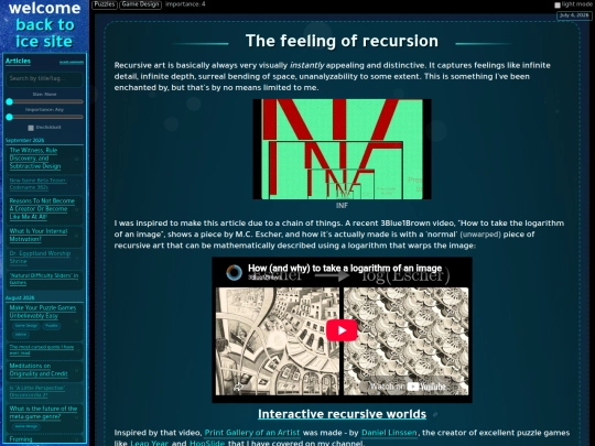 articles/recursion screenshot