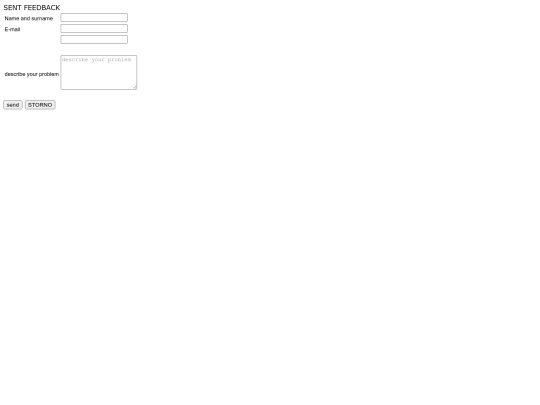 sendfeedback screenshot