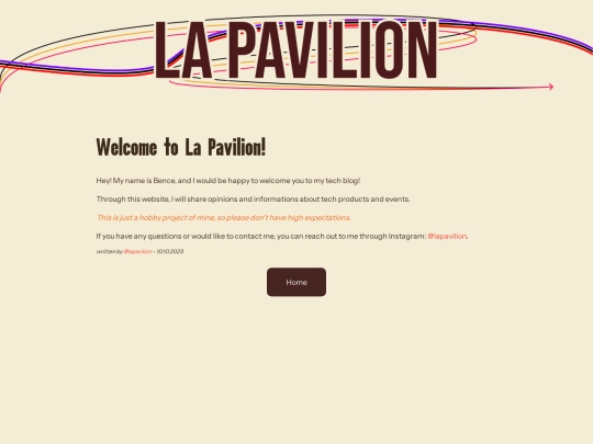 html/articles/welcometolapavilion screenshot