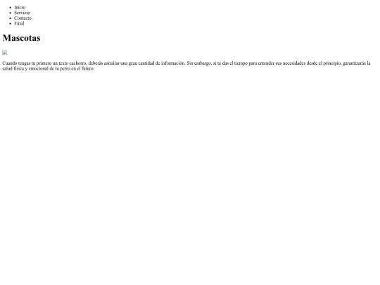servicio screenshot