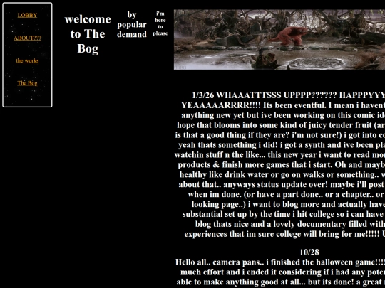 Bog screenshot