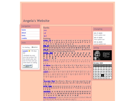 pages/fonts_a-h screenshot
