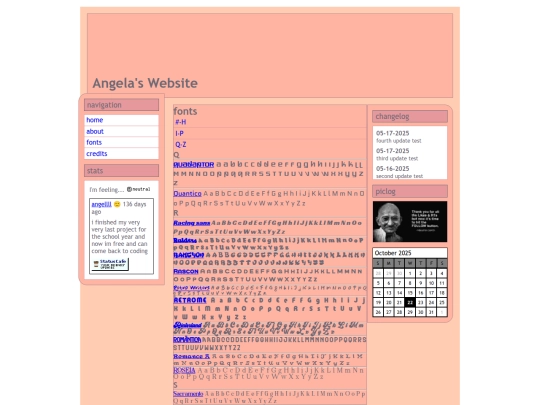 pages/fonts_q-z screenshot
