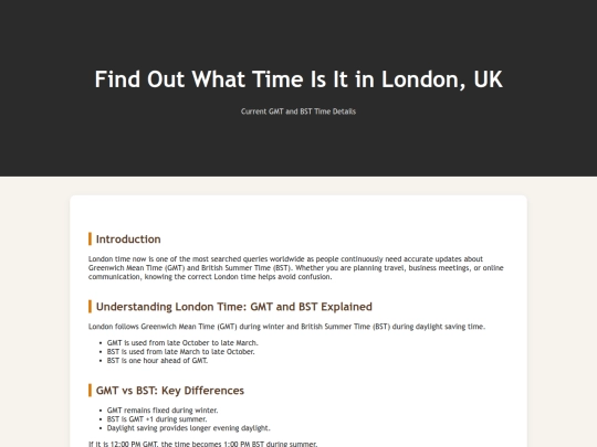 london-time-neocities screenshot