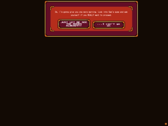FINALWARNINGFROMSAM screenshot