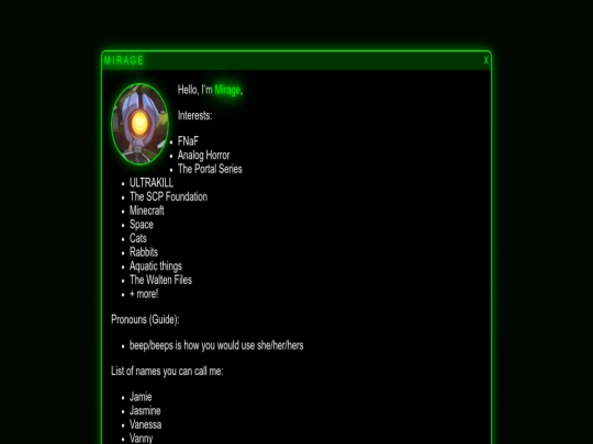 index screenshot