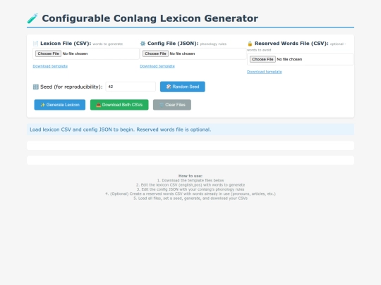 languages/conlang_generator screenshot