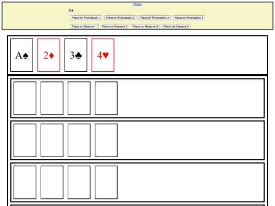 solitaire screenshot